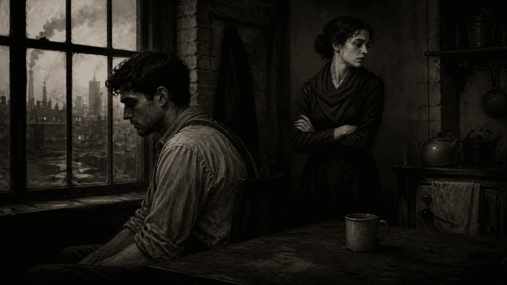 Original Haemlet illustration for epiphany friday the 13th: She looked sad when I told her I pulled an all nighter at the factory because Harry was sick and had begged me to do him favor by coming in for him. She then grumbled that it...