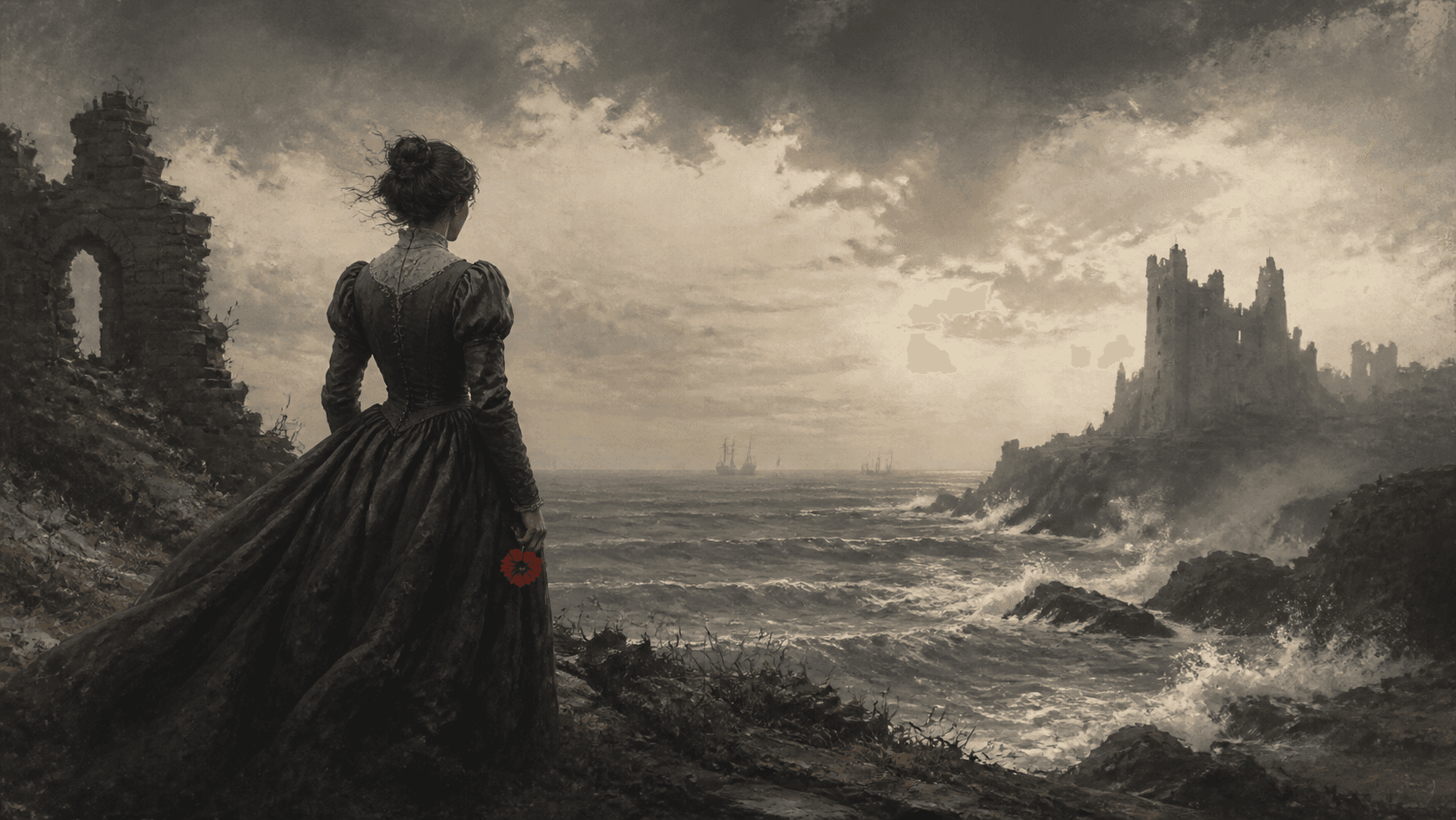 Original Haemlet illustration for hearts in atlantis: The eye of March 1585I am forever lost to this feral emotion that is consuming me.... It was said that on the day of her birth, the last words her mam whispered after she...