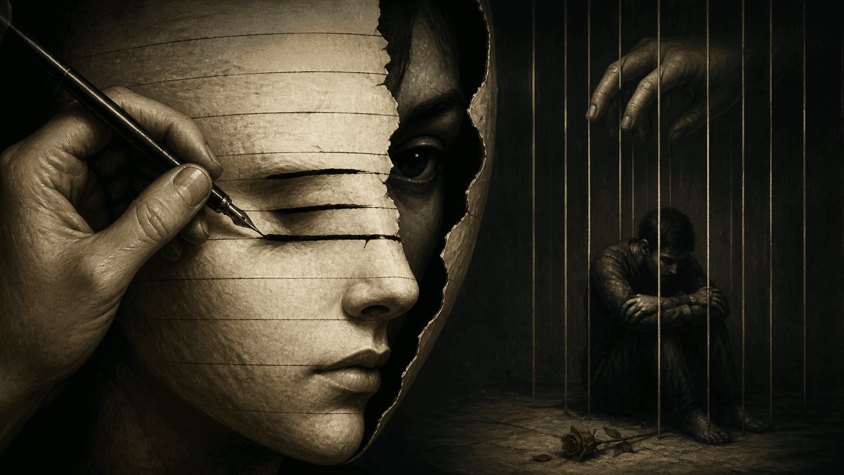 Original Haemlet illustration for in between the lines: You are out of Season and Haemlet isn’t the Reason, what you did to us is Treason that’s why you are in a psychological Prison! Ur bogus, a phony, a fake, and you aren’t who...