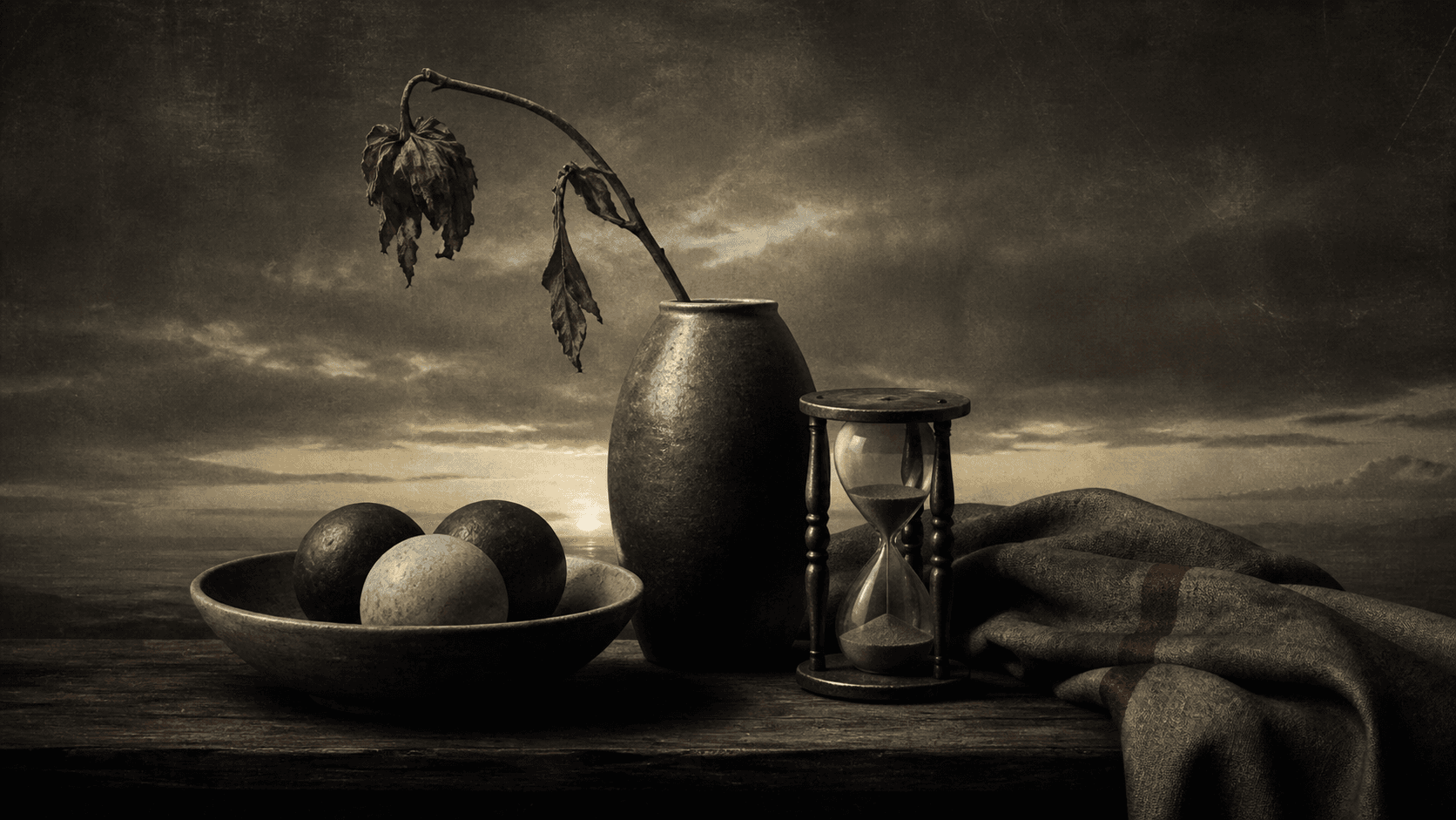 Original Haemlet illustration for misery: 'Good things come in threes; so do bad things and even things that are neither good nor bad'***As each breaking dawn sadly gave way to the birth of the bright morn, I couldn't...
