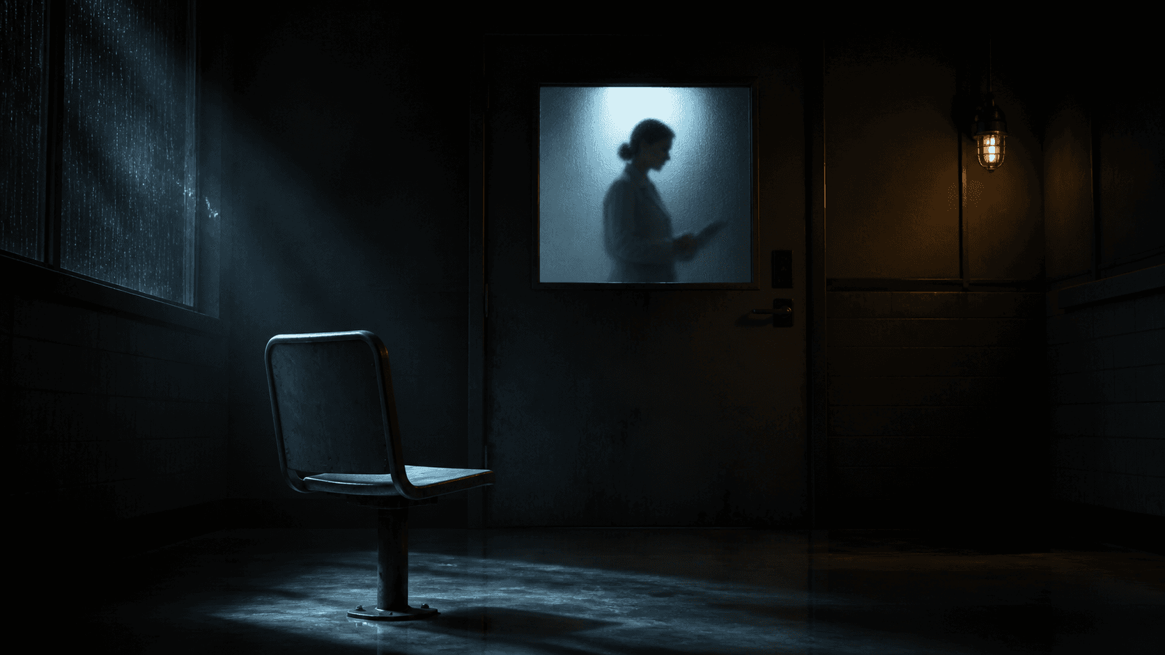 Original Haemlet illustration for p25: A captive operative fights his way back to the woman he loves, only to discover that the prison and conspiracy may be inside the story he tells himself.