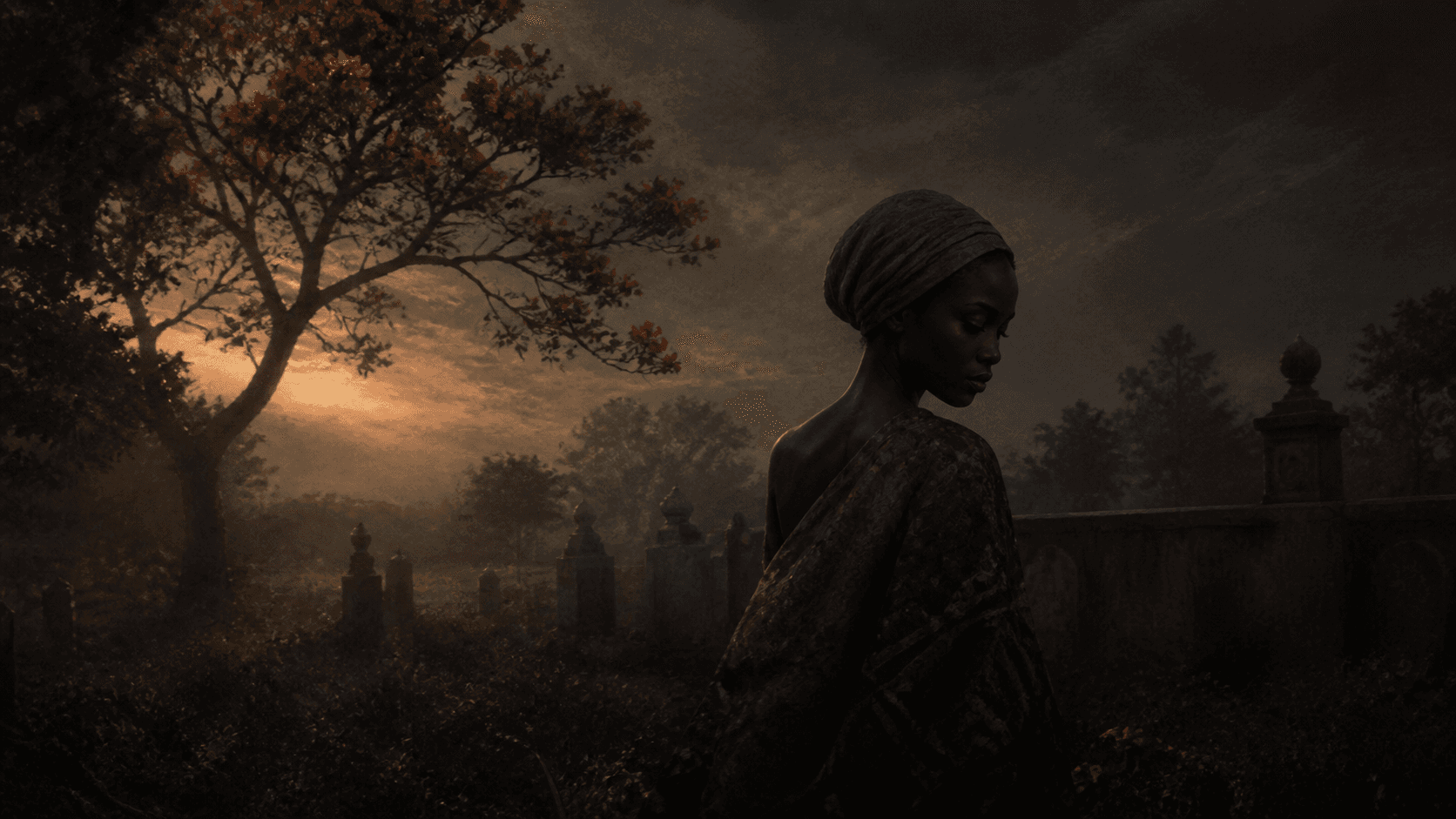 Original Haemlet illustration for stigma: The Cemetery Grounds This wasn't the normal chilly or dusty harmattan night of December that we all knew, because this particular night reeked of evil and had this sharp...