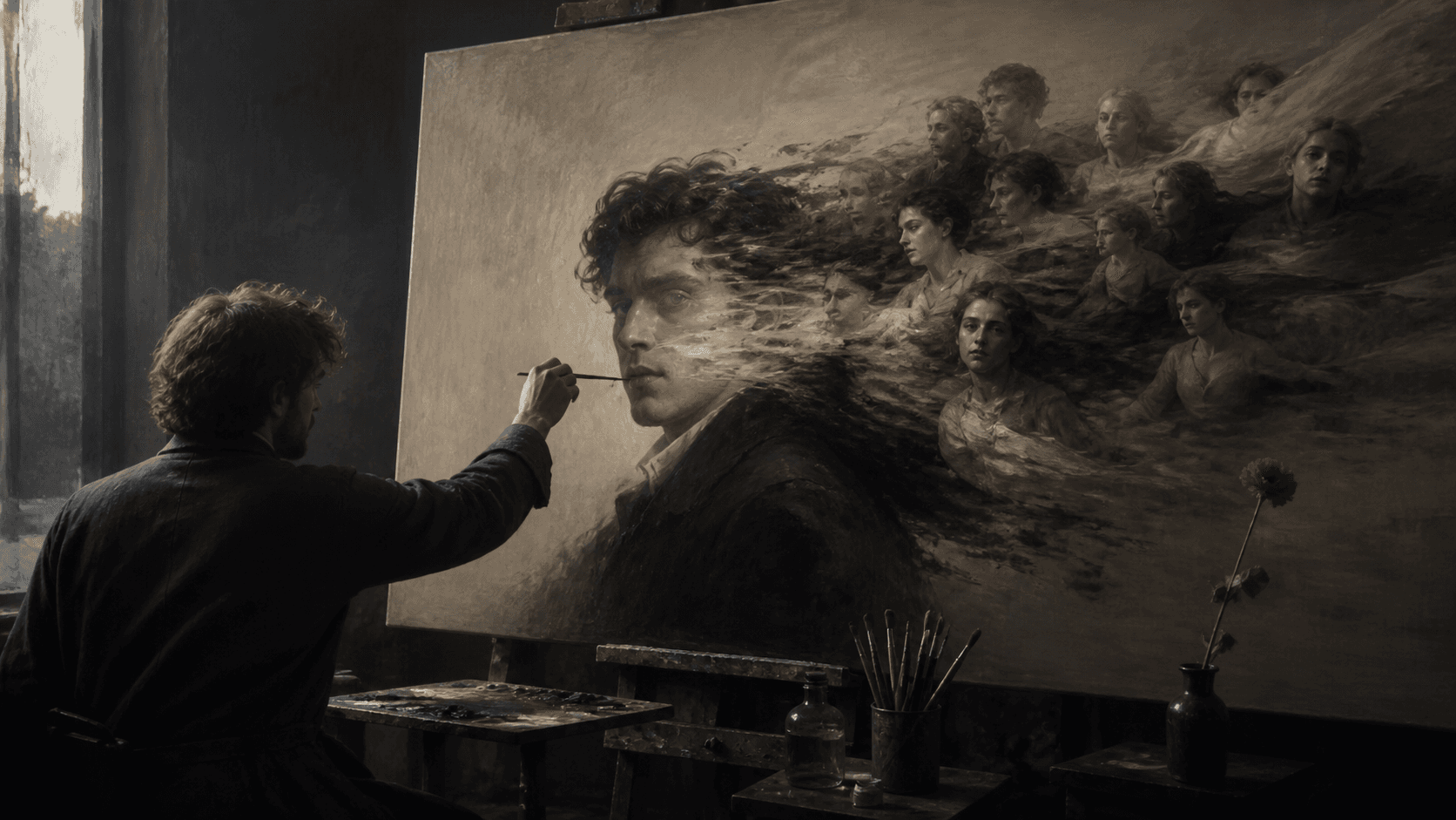 Original Haemlet illustration for strokes of brio: ******************* Yuri Nabokov was an artist whose paintings had acquired a legendary status due to the uncanny resemblance it shared with the people he painted. There was a...