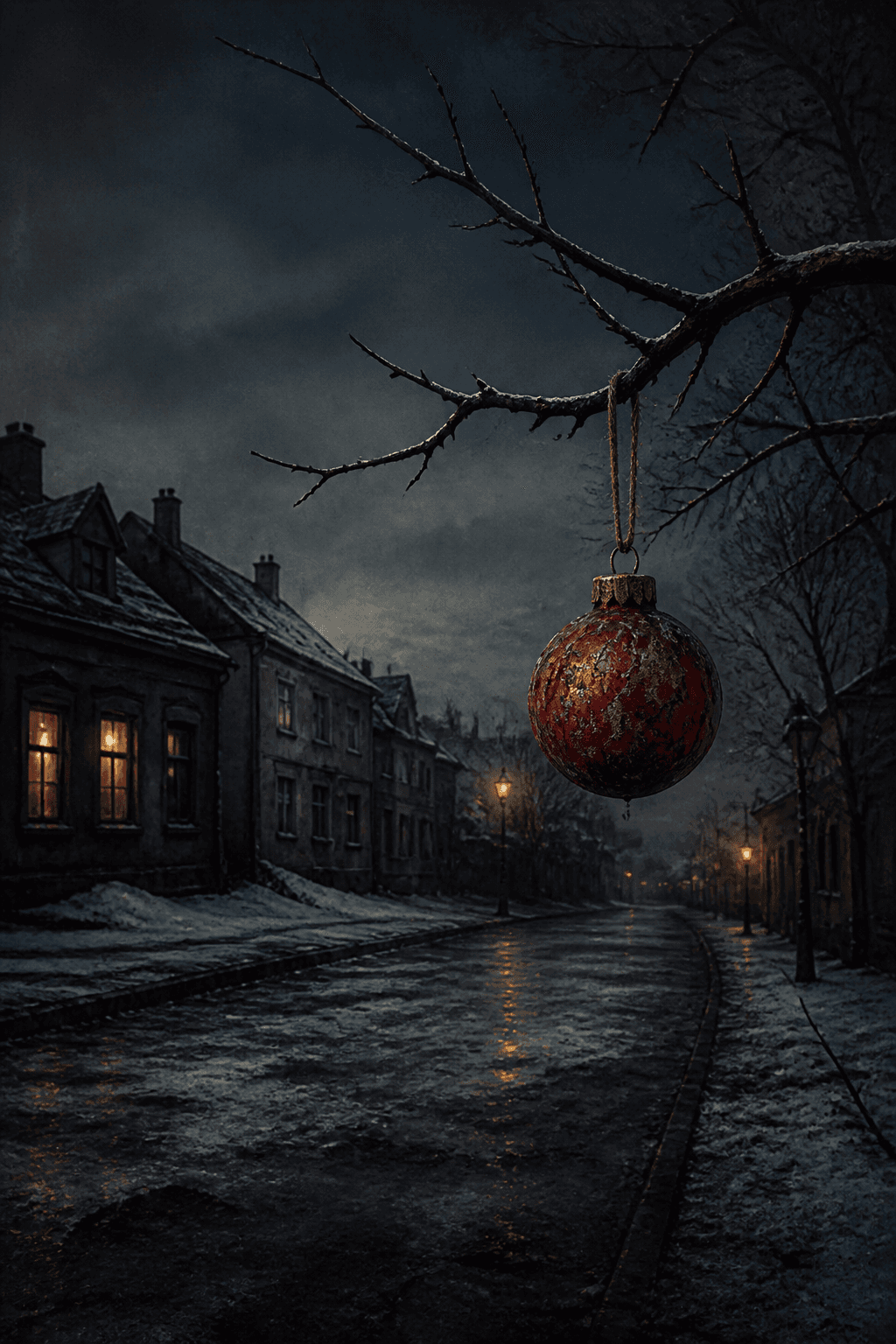 Original Haemlet illustration for yulephobia: It is said that in death all things become clear and all mysteries which has been eluding your understanding during your lifetime becomes suddenly revealed. One old geezer...